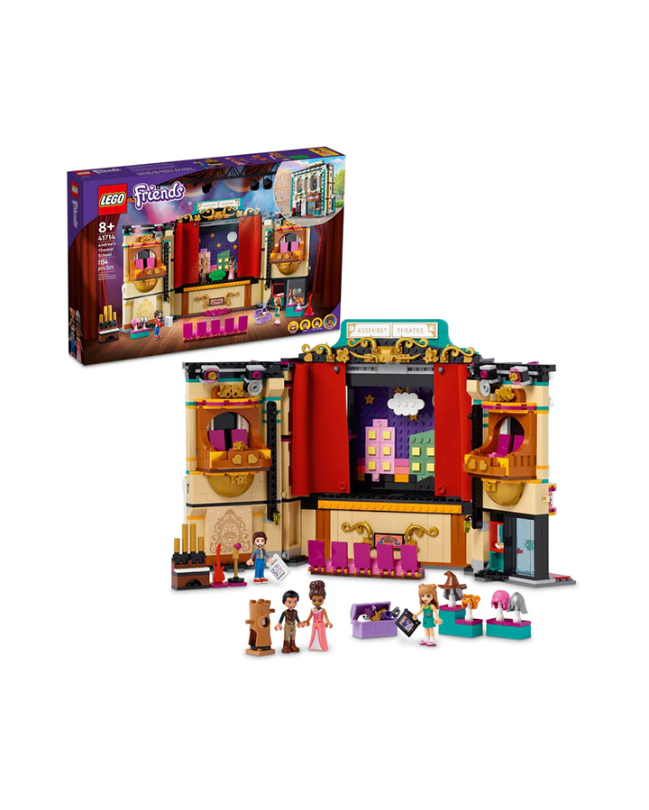 LEGO Friends Andrea’s Theater School 41714 Building Toy Set for Kids, Girls, and Boys Ages 8+ (1,154 Pieces)